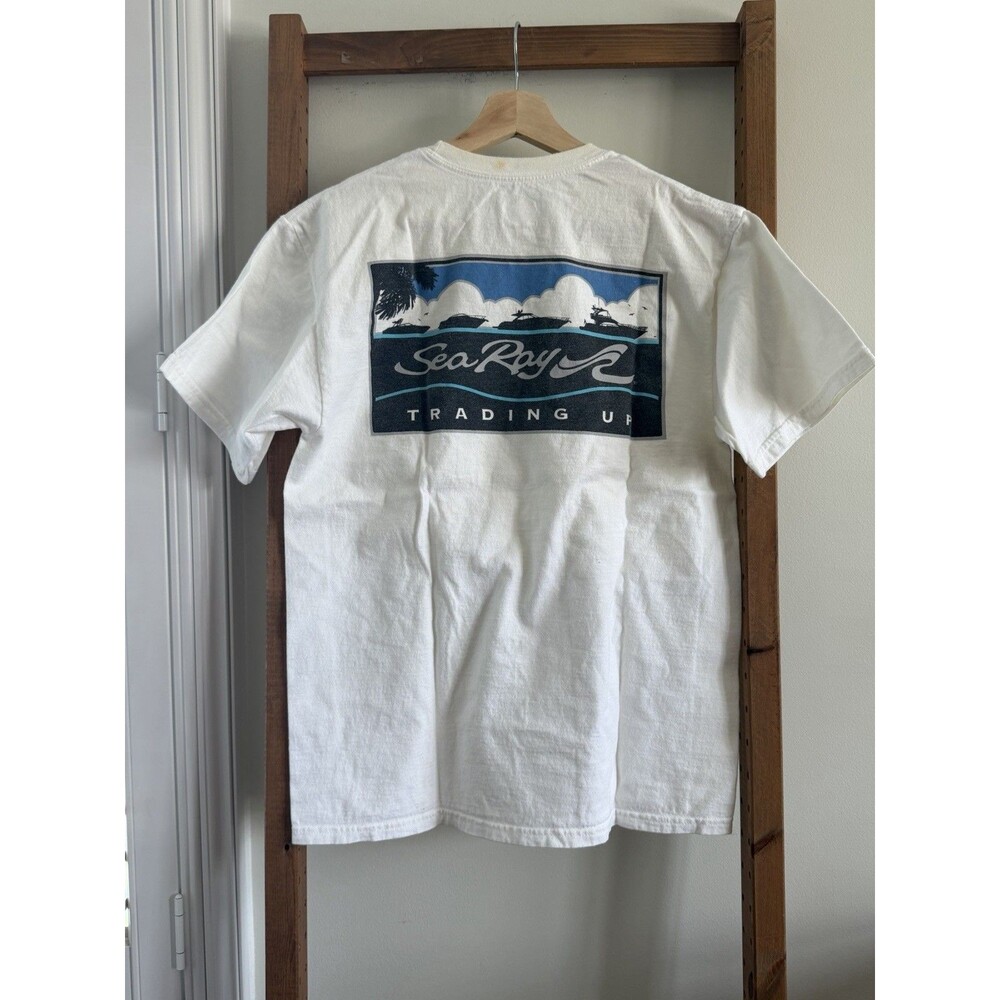 Vintage Y2K Sea Ray Owners Club T-Shirt Men’s M White Boating